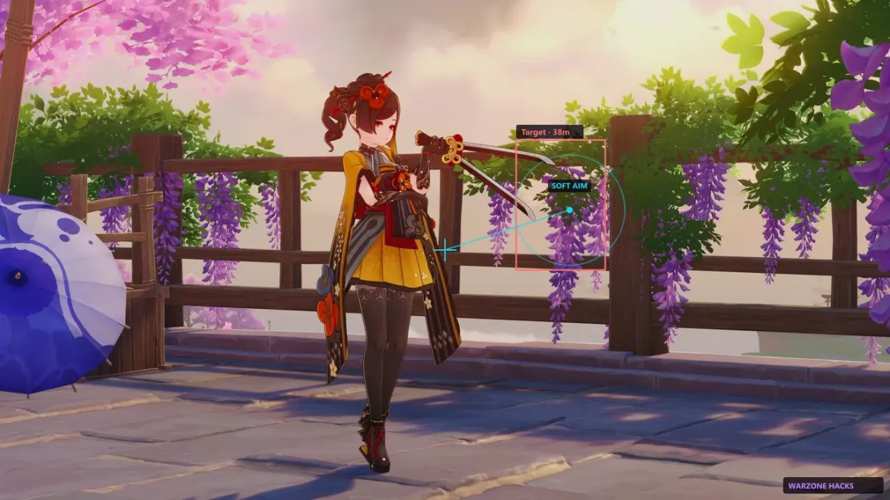 Artifact inventory screenshot used for a Genshin auto loot and instant kill farming guide